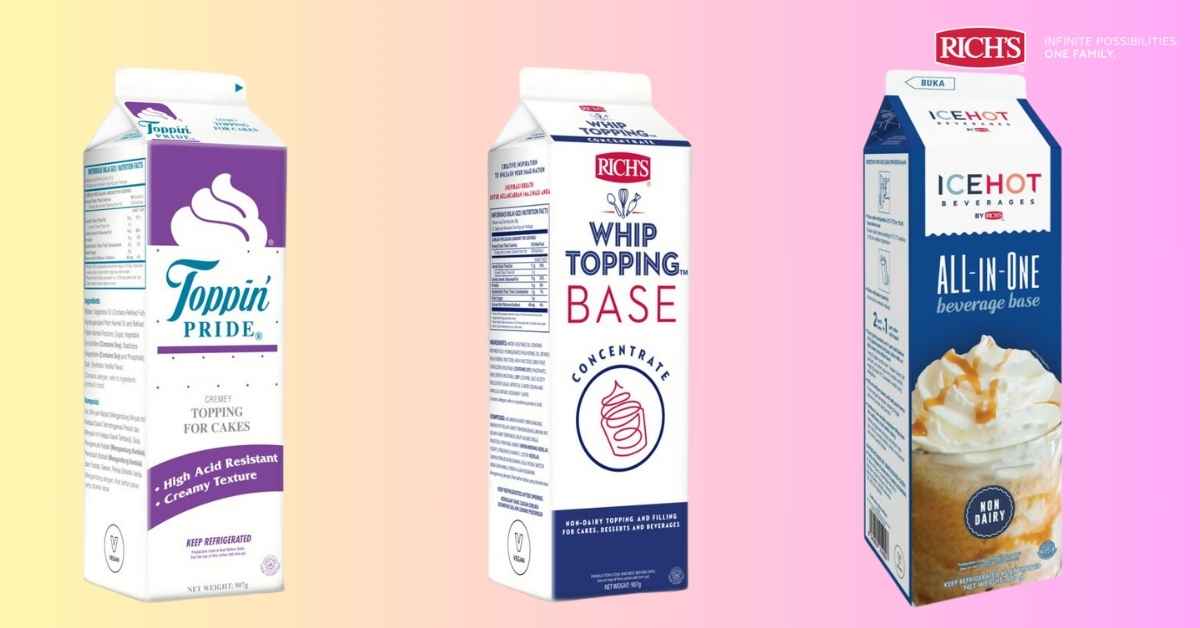 whip cream vegan friendly rich products indonesia