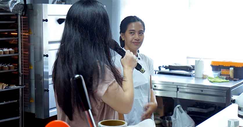 Nutrisionis Rahmi Kartini di Richs New Vegan Trend Demo Jakarta