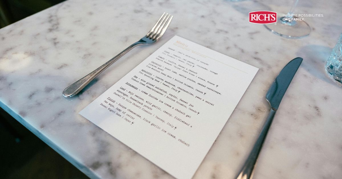 Desain Menu Restoran