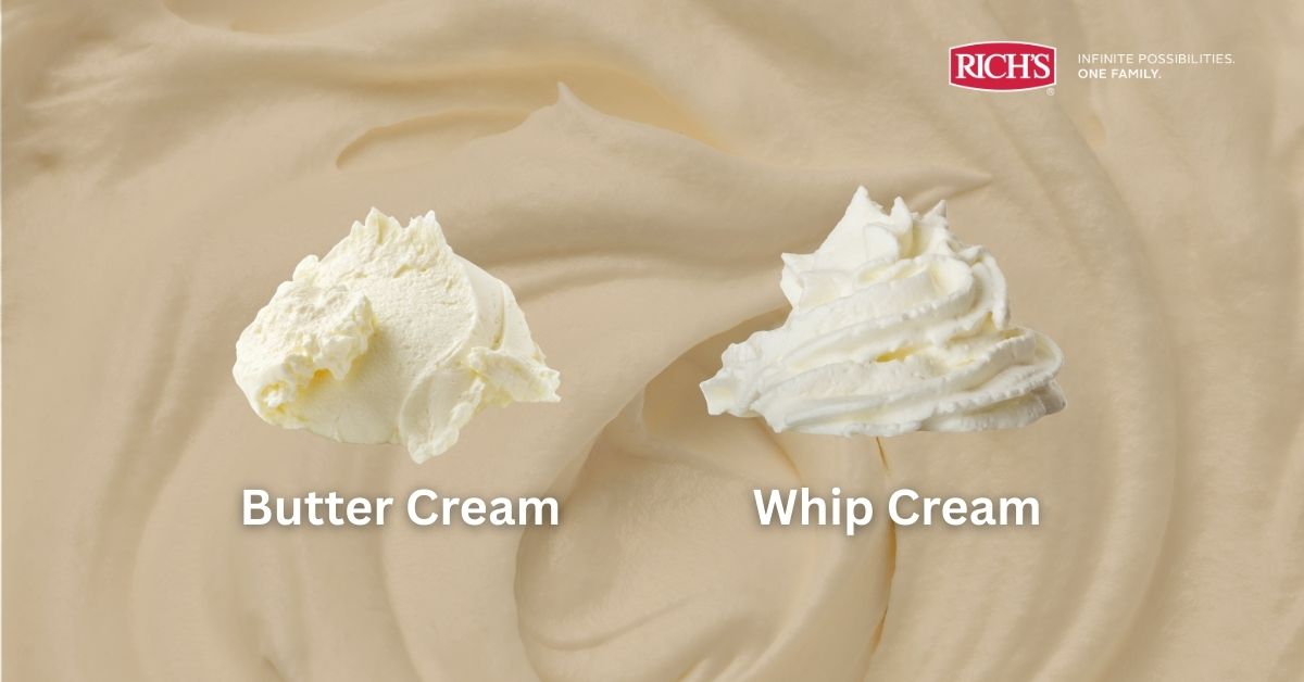 Perbedaan Butter Cream vs Whip cream