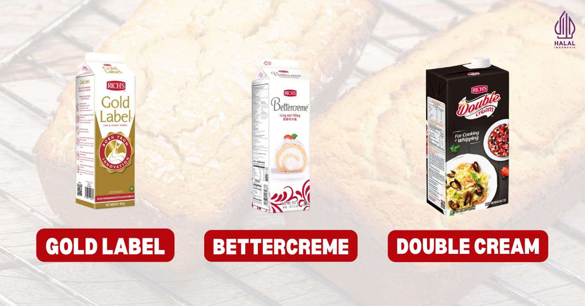 Rich's Gold Label dan Rich's Bettercreme dan Rich's Double cream