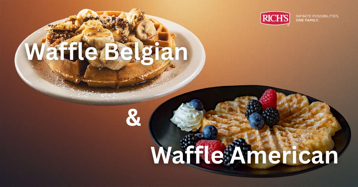 Waffle Belgian vs. Waffle American