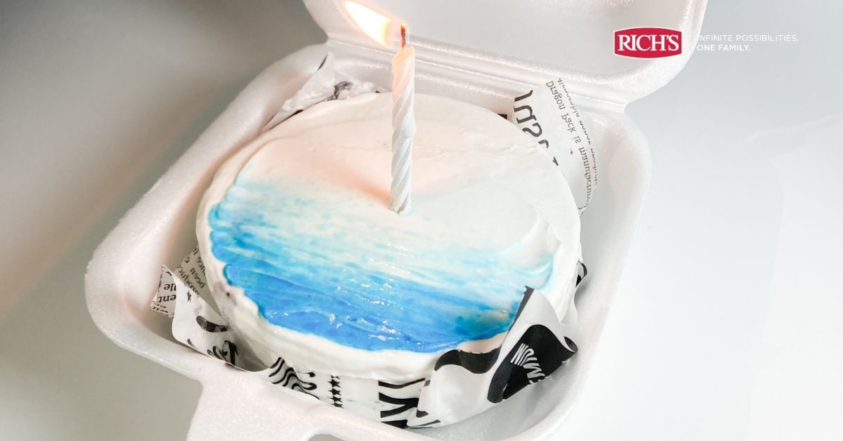 whipped cream untuk dekor bento cake