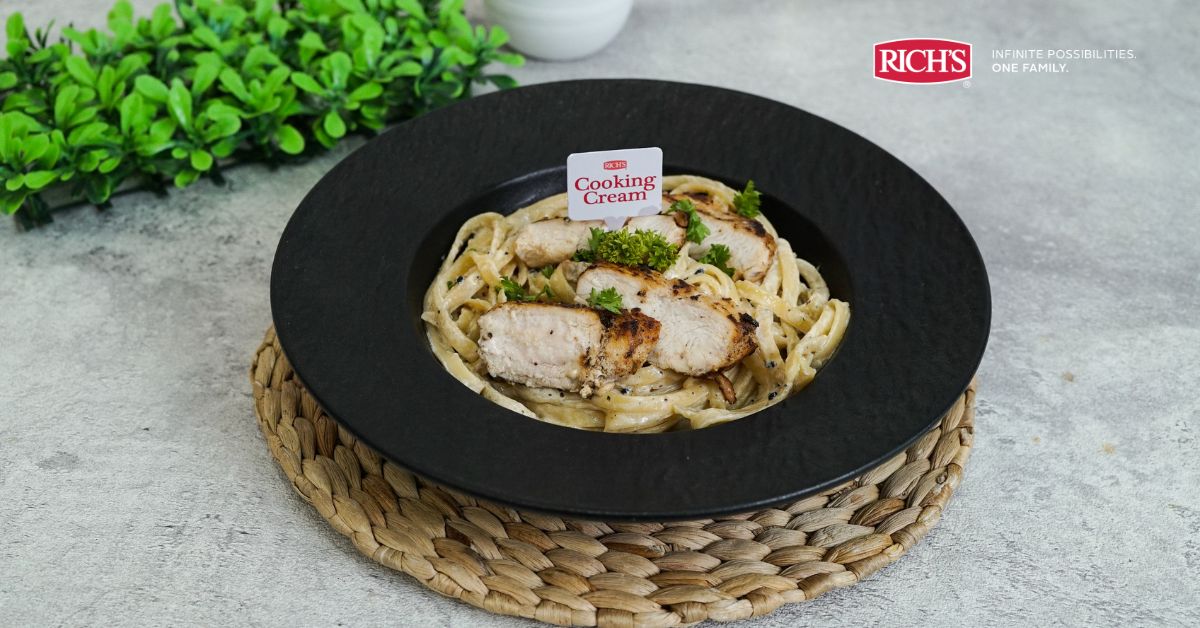 Resep Fettuccine Carbonara Ayam Grill Creamy