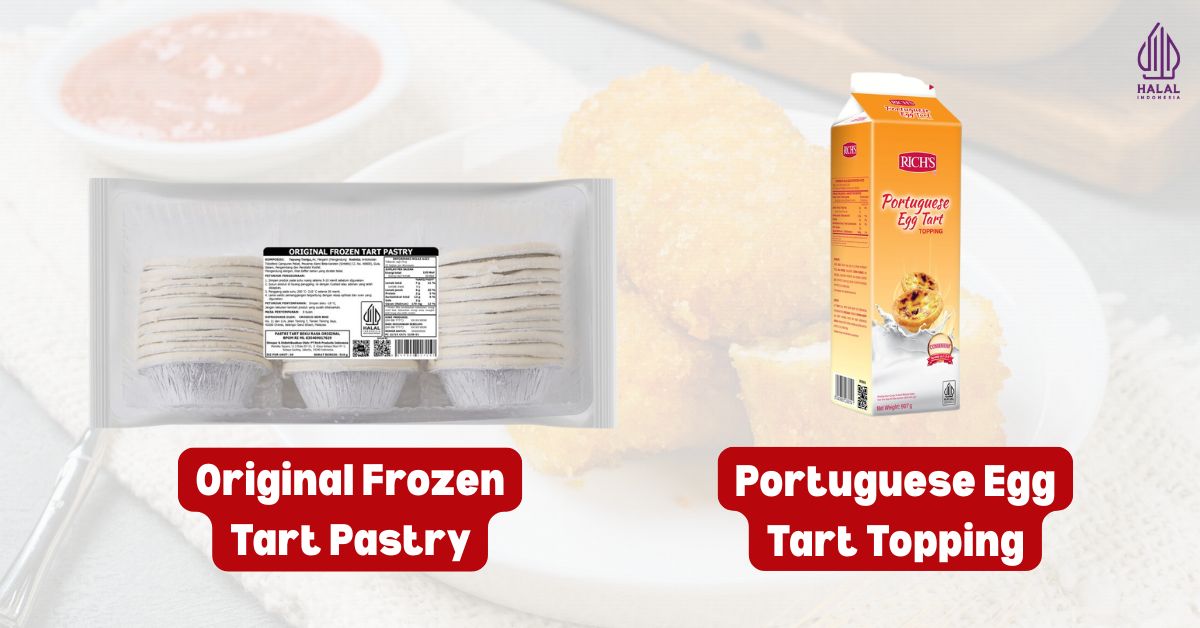 Rich's Portuguese Egg Tart Topping dan Original Frozen Tart Pastry